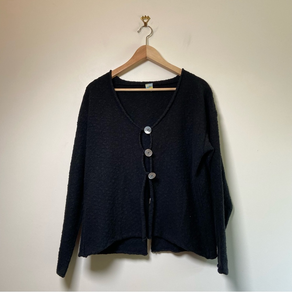 CUBIX Lagenlook Bohemian Cotton Cardigan